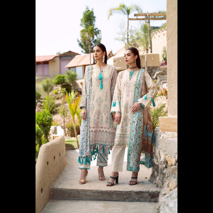 TOP QUALITY EMBROIDERED LAWN 3 PC SUIT