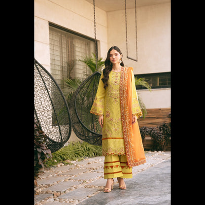 EMBROIDERED LAWN EYE CATCHING STYLE 3 PC SUIT